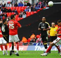 Scroll down for more Welsh dragon  Joe Ledley scores the matchwinning goal against Barnsley to secure Cardiff s place in the final An FA spokesman said   Following yesterday s FA Cup semi final  the FA has been