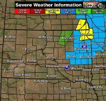 Here is the latest watches and warnings map