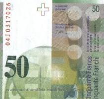 SWITZERLAND Sim  P 50 Francs 2004