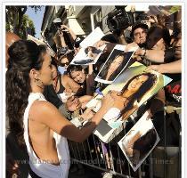 Jun 23rd  2009 | 2 55 PM 1 1 Actress Megan Fox arrives at the premiere of Dreamworks  Transformers  Revenge Of The Fallen  held at Mann Village Theatre on June 22  2009 in Los Angeles  California