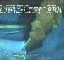 A still image of BP s live video feed of oil leaking from its damaged well in the Gulf of Mexico on Wednesday morning  A still image of BP s live video feed of oil leaking from its damaged well in the Gulf of Mexico on Wednesday morning