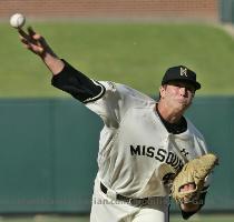 Missouri s Kyle Gibson pitches against Texas A M on Wednesday in the opening round of the Big 12 tournament  � The Associated Press BY Andrew DeWitt