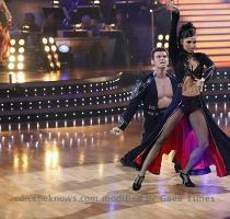 they didn t go with a more elegant number  They could have won the trophy right then and there if they d done something totally different from the rest of the pack  They received a dismal 56  Gilles and Cheryl also chose to go with performance over pretty and I was entertained but disappointed  The Flashdance inspired number was  like the others  full of tricks and fun but it