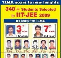 Click here to see the list of our Achievers in IIT JEE 2009