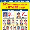 Click here to see the list of our Achievers in IIT JEE 2009