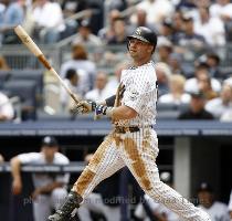 Texas Rangers at New York Yankees at Yankee Stadium in New York