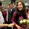 Free  Miss Saberi was greeted by friends and well wishers on her arrival at Washington Dulles International Airport Saberi had worked as a freelance journalist for several organizations