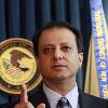 <p>Manhattan U S  Attorney Preet Bharara  L  speaks during a news conference about the arrest of investor Kenneth Starr at the Manhattan U S  Attorney  office in New York  May 27  2010  Starr  a New York investment adviser to celebrities such as movie director Martin Scorsese and actress Uma Thurman  was arrested by U S  agents on Thursday on charges of running an alleged investment fraud of as much as $30 million  REUTERS Brendan McDermid < p>