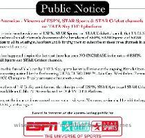 the yanking off of its channels and reminded people that they will miss French Open   F1 and other sporting events  Also they have said that they did not hike their subscription fee