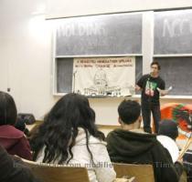 News UW students rally for political change Organizations march for results promised by Obama campaign