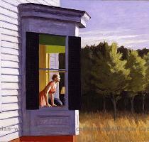 Item   14 Image caption  Cape Cod Morning 1950 Edward Hopper Born  Nyack  New York 1882 Died  New York  New York 1967 oil on canvas 34 1 8 x 40 1 4 in   86 7 x 102 3 cm   Smithsonian American Art