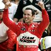 Mark Cowan Icon SMI Helio Castroneves  from Brazil  celebrates winning the 93nd Indy 500 at the Indianapolis Motor Speedway on May 24