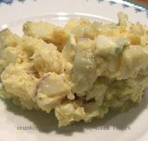 Potato Salad with egg and mayo The sight of a perfectly tossed and chilled potato salad is enough to make a salad lovers  mouth water with delight