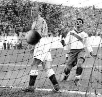 Scroll down for more Joe Gaetjens  left  scored the only goal as the U S  inflicted England s most embarrassing defeat   and there have been a few contenders   at the 1950 World Cup in Brazil We d seen