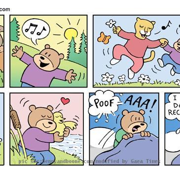 Bear Comic Strips Benny and Boone Home