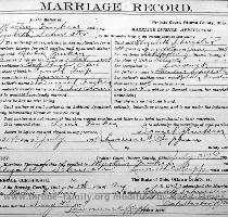 Finken  Martin Jacob and Elizabeth M Schuester  Married Aug 01  1909