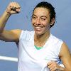 Alain Jocard AFP Getty Images Italian Francesca Schiavone jubilates after she won against French Alizee Cornet during the first round of the 2009 Fed