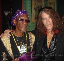 engineer Jon Lammi  Rumor has it Lammi once donned the blonde wig and played the part of Tom Hamilton in the Aerosmith cover band  Draw the Line   He has since been dubbed  Lamilton   Bernie Worrell informs Joe the he thinks the color purple is the bomb diggy