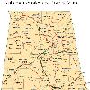 alabama jpg Summary  Transportation Maps Interstate Highways SiteAtlas com Alabama Counties County Seats Major Roadways Interconnected Inland Waterway System Image Dimensions  808 x 1346 Image