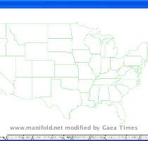 Un checking the Virtual Earth Satellite Image layer box in the layers pane will turn off that layer  The result in the map window is the USA layer seen by itself against the default white Background layer