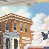 click above for larger image  Located on the corner of Main Street and Howard Avenue  the Fourth of July Cafe  made famous for its cafe con