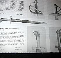 Neumann depicts one in his cutlass section dating to the 18th century  There are sapper s glaives that predate the 1816 hilt as well  Some with a skyward looking eagle head and neck for the grip and pommel  On e article I was reading some weeks ago referenced a