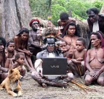 They have more than I have I guess    They live in the jungle  but they have notebooks    cool sony vaio