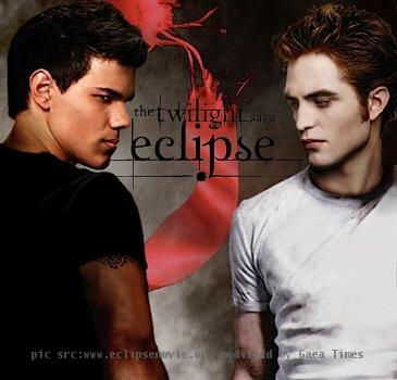 Eclipse Poster Check out this awesome poster of Jacob Black and Edward Cullen posing against each other that EM org reader NikitaJuice sent in  Any thoughts as to what the official poster will look like