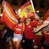 AP Photo 12 months ago Spain s soccer fans celebrate the victory of their team after the