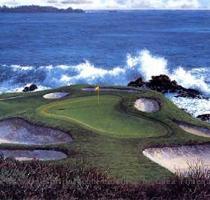 Larry Dyke Golf Prints   7th Hole at Pebble Beach titled   The 7th at Pebble Beach  from Free Spirit Art  Golf and Golfing Art Titled  The 7th at Pebble Beach Description   Larry Dyke Golf Prints   7th Hole at Pebble Beach