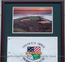 collectible is framed in a beautiful mahogany frame molding and measures 28  x 34   The perfect golf Christmas gift or just treat yourself to this beautiful golf course picture  Price  $450 00 Add to Cart