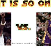 to be Bryant vs  Garnett  Celtics have an altogether amazing team of Ray Allen  Paul Pierce  and KG  And the Lakers have the always amazing Kobe and Pau Gasol  This ought to be interesting  So what do you think  Do you like the idea of Guitar Band Hero 4  Do you want the Lakers and Celtics in the finals  Thak you for reading