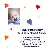 email your picture to me and I will add it to a card made especially for you  Please browse the shop for lovely poems and keepsakes for your little treasures  Another multi coloured version