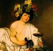 Sara ~ Hedonism and lust  Besides Bosch  Caravaggio captured it well  Bacchus by Caravaggio Notice the fact that the young man s fingernails are filthy  the wine has been poured to the saturation point  and  OF COURSE  there is the rotten fruit  There is a