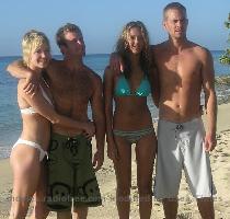 Ashley Scott  Scott Caan  Jessica Alba  and Paul Walker