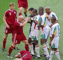 Senegal totally dominated the 2nd half but couldn t score the much needed winner  Diao was sent off after a harsh foul Senegal Vs Denmark 1 1  The Danish team took the