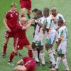 Senegal totally dominated the 2nd half but couldn t score the much needed winner  Diao was sent off after a harsh foul Senegal Vs Denmark 1 1  The Danish team took the