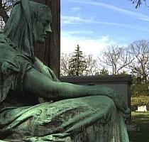 Dead Art Sleepy Hollow Cemetery in Tarrytown  New York