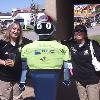 2006   2007 ESU Ambassadors at the Kansas State Fair Though he may not be R2D2  Mandy Davis  Spirit chair and third year Ambassador  along with her sister Missy Davis  who is also a third year Ambassador  become chummy with this friendly