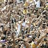 Laker fans line the parade route during the Lakers championship parade  Wednesday  June 17  2009   Michael Owen Baker Staff Photographer