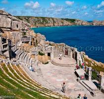 During our holiday in Cornwall we visited many different locations  all of them really beautiful and interesting  Probably  the most amazing one is The Minack Theatre in Porthcurno  photo