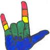 American Sign Language    Rainbow   I Love You