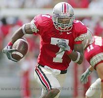 of the spectrum is Ted Ginn  Why wear a kicker s facemask   If it weren t for the clear visor  I d try to punch him in the face at every chance I got as a defender  At least at OSU he wore this one for a short while