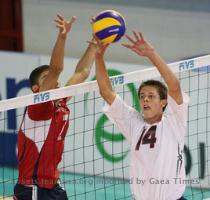 Youth Team Overcomes Algeria B J  Hoeptner Evans September 01  2009 Photo  FIVB