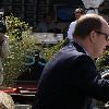 Prince Albert visits Alfa Nero at the 2007 Monaco Yacht Show