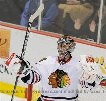 season  Many thought the signing was the end of the line for Khabibulin in Chicago  The Blackhawks were close to the salary cap and had over 20  of their budget wrapped up in goaltenders  Chicago Blackhawks goalie Nikolai Khabibulin  AP Photo Chris Carlson  I believe the Blackhawks intention was to trade Khabibulin before the season began  but there were no takers and the Hawks