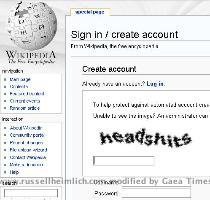 I was signing up to Wikipedia org so I could contribute to the knowledge when I get this CAPTCHA    Hmmm    By the way  did you know CAPTCHA stands for  Completely Automated Public Turing test to tell Computers and Humans Apart    You can read more about CAPTCHAs on Wikipedia or