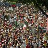 On the same day England lost against Portugal  People celebrating Portugal