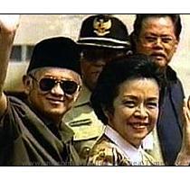 http   www studentxpress ie cspe timor habibie jpg   Habibie sworn in as the third president of Indonesia  watched by Suharto  on 21 May 1998 in Merdeka Palace  IMG  http   www cnn com WORLD asiapcf 9805 26 indonesia tuesday top habibe wife jpg   New president Habibie and his wife Hasri Ainun Habibie touring riot hit Jakarta Chinatown on May 1998  IMG