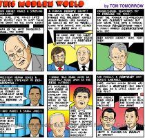 This cartoon from Tom Tomorrow  click on the link for a larger image  says it all  Sigh